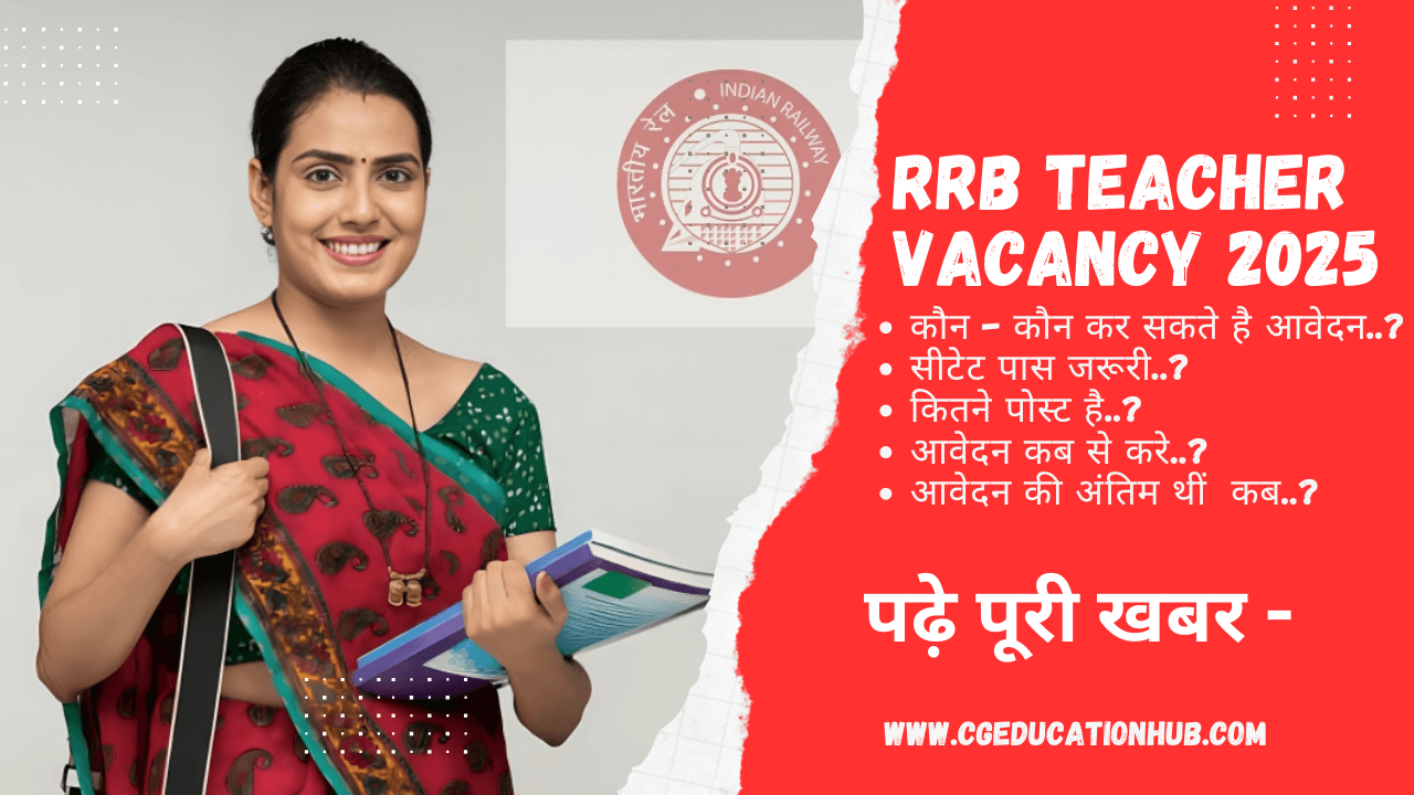 RRB Railway Teacher Vacancy 2025