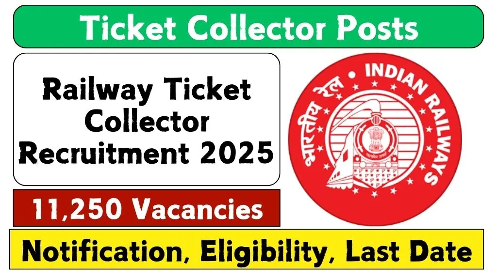 Railway Ticket Collector Recruitment 2025