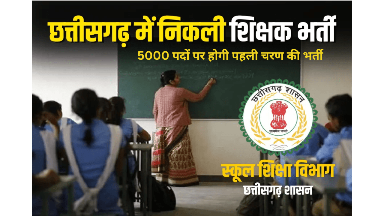 Chhattisgarh Teacher Recruitment 2025