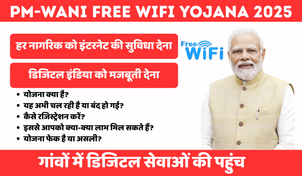 PM-WANI Free WiFi Yojana 2025